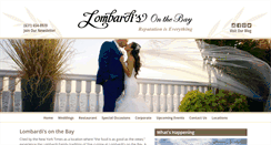 Desktop Screenshot of lombardisonthebay.com