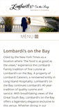 Mobile Screenshot of lombardisonthebay.com